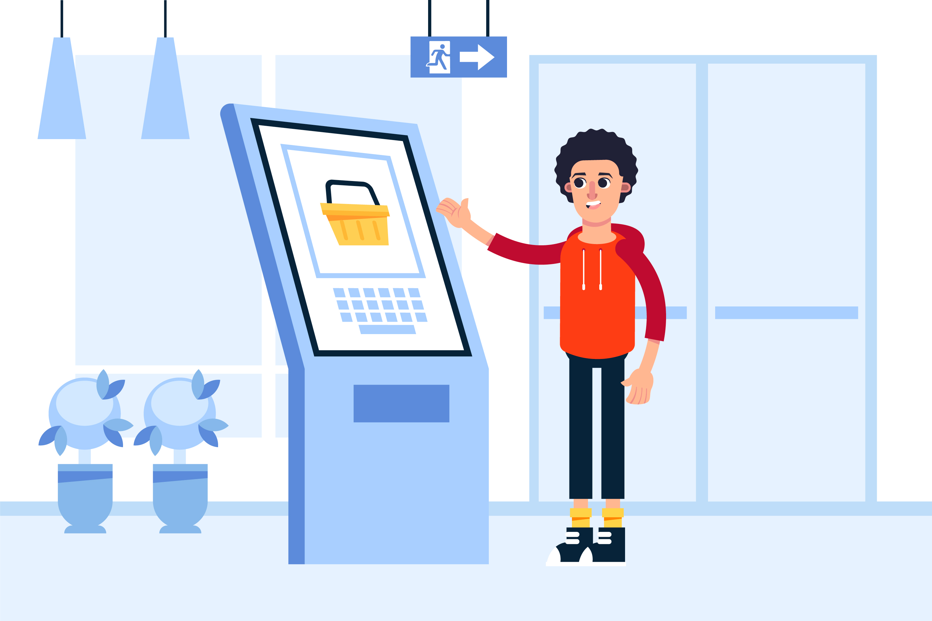 Al self-ordering kiosk - Amfuture AI Solutions
